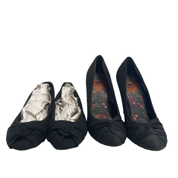 ROCKET DOCKET Pumps & WET SEAL Flats Size 7 Black - Picture 1 of 11